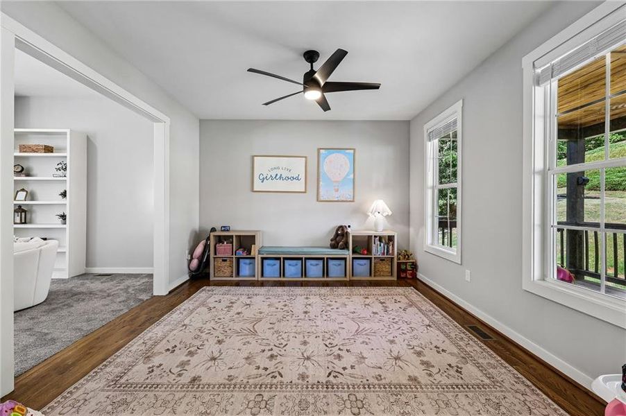 Furnished interior view inside a new home in , Flowery Branch (Image 8).