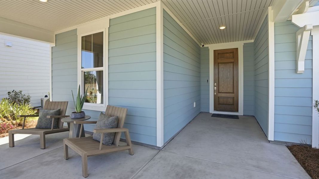 Representative exterior details of a home built from the Prestige by Del Webb in Del Webb Point Hope, Charleston (Image 3). Representative exterior details of a home built from the Prestige by Del Webb in Del Webb Point Hope, Charleston (Image 3).
