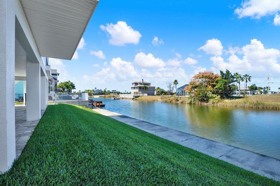 Exterior details and patio area of a home in , Hernando Beach (Image 31).