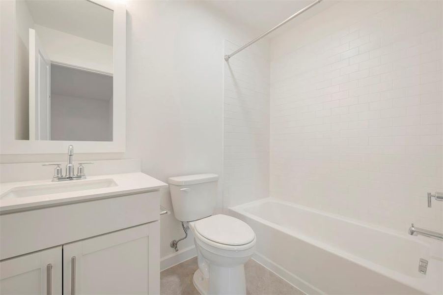 Furnished interior view inside a new home in Aspire at Reunion, Newark (Image 25).
