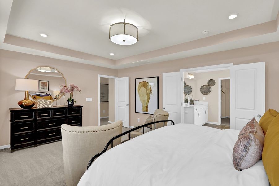 Representative furnished interior of a home built from the Turner - Genesis Value Collection by Mungo Homes in Stapleton, Clemmons (Image 6).