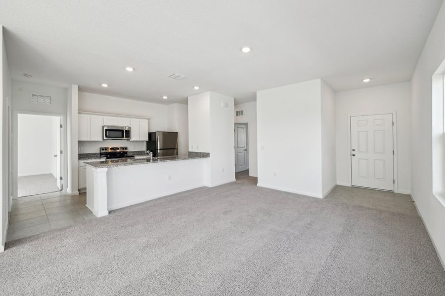 Representative unfurnished interior of a home built from the Larissa by Starlight Homes in Wilson's Walk, Clayton (Image 14).
