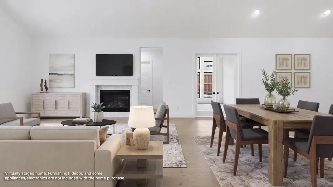 Furnished interior view inside a new home in Terraces, Rockwall (Image 6).