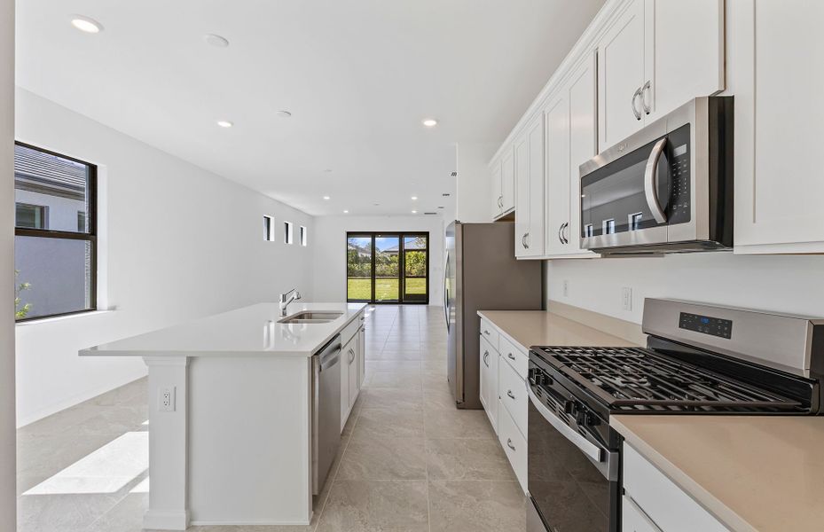 Furnished interior view inside a new home in Terreno, Naples (Image 7).