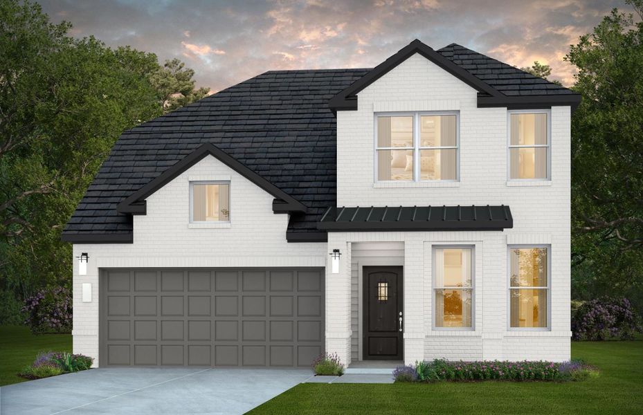 Representative exterior photo of a completed home built from the Idalou by Pulte Homes in Montgomery Bend, Montgomery, TX (Image 13). Representative exterior photo of a completed home built from the Idalou by Pulte Homes in Montgomery Bend, Montgomery, TX (Image 13).