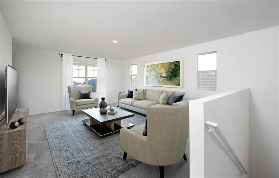 Furnished interior view inside a new home in Silverton, Dacula (Image 4).