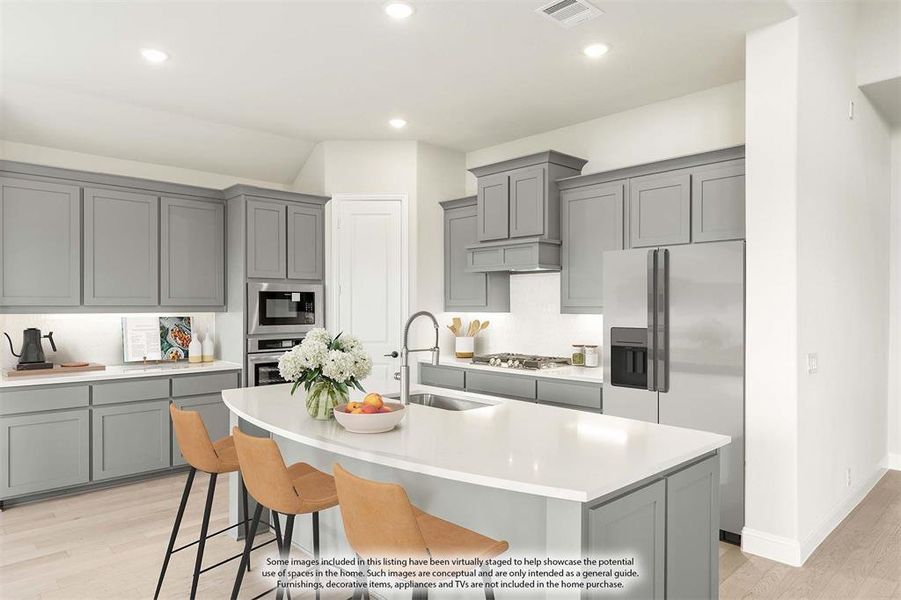 Furnished interior view inside a new home in Sutton Fields, Celina (Image 17).