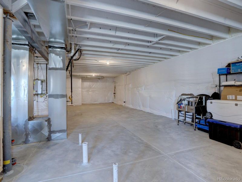 In-progress construction of a new home in Crystal Valley Pine Ridge, Castle Rock, CO (Image 34).