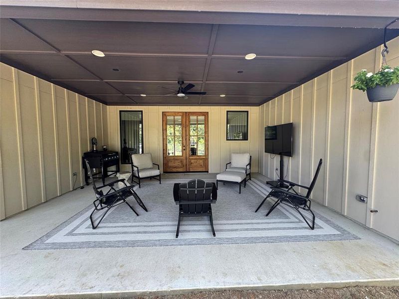 Looking back at Back Patio Looking back at Back Patio