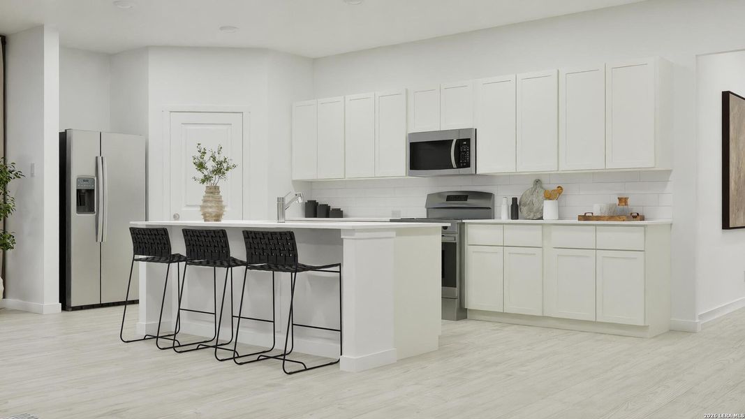 Furnished interior view inside a new home in Voss Farms, New Braunfels (Image 17).