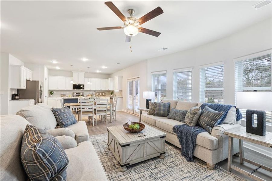 Furnished interior view inside a new home in Stephen's Landing, Loganville (Image 45).