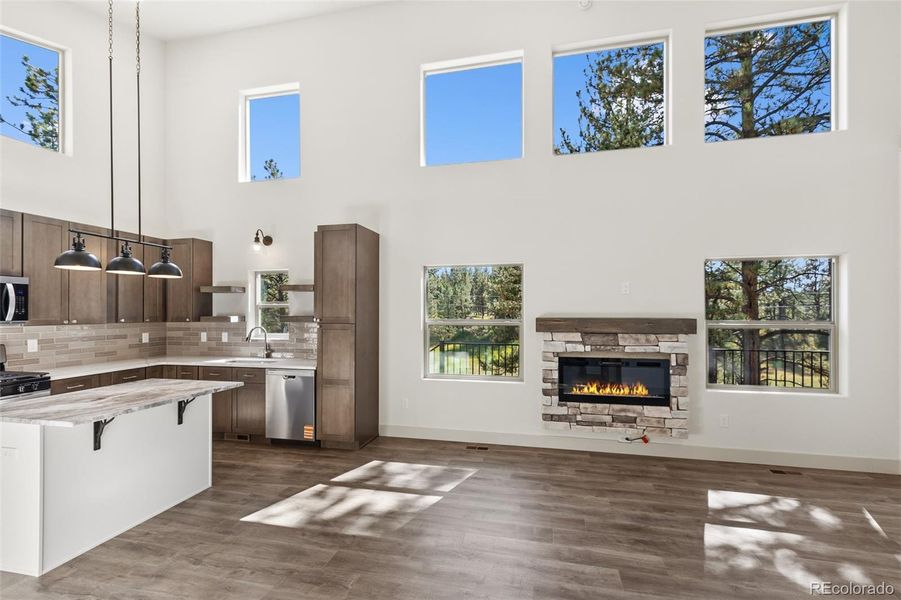Furnished interior view inside a new home in , Florissant (Image 12).