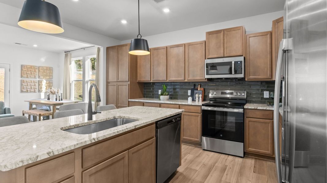 The Litchfield Plan by DBR Homes in Charlotte, NC - Kitchen The Litchfield Plan by DBR Homes in Charlotte, NC - Kitchen