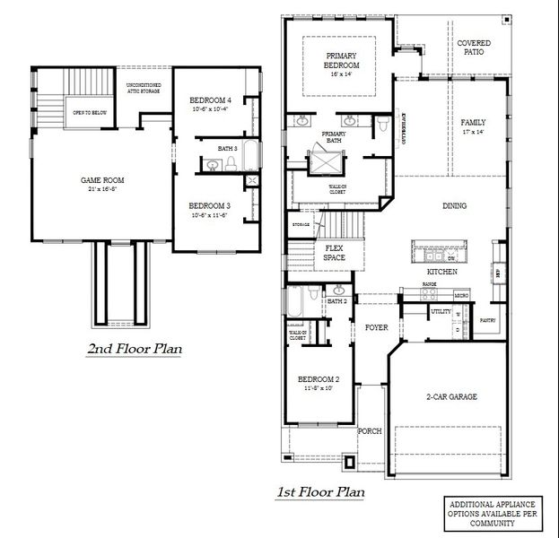 2D floor plan layout for the Dayton – 55′ Lot by Chesmar Homes in Attwater, Waller, TX (Image 1). 2D floor plan layout for the Dayton – 55′ Lot by Chesmar Homes in Attwater, Waller, TX (Image 1).