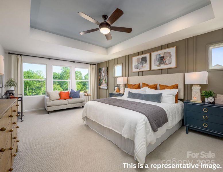Furnished interior view inside a new home in Westview Towns, Waxhaw (Image 6).