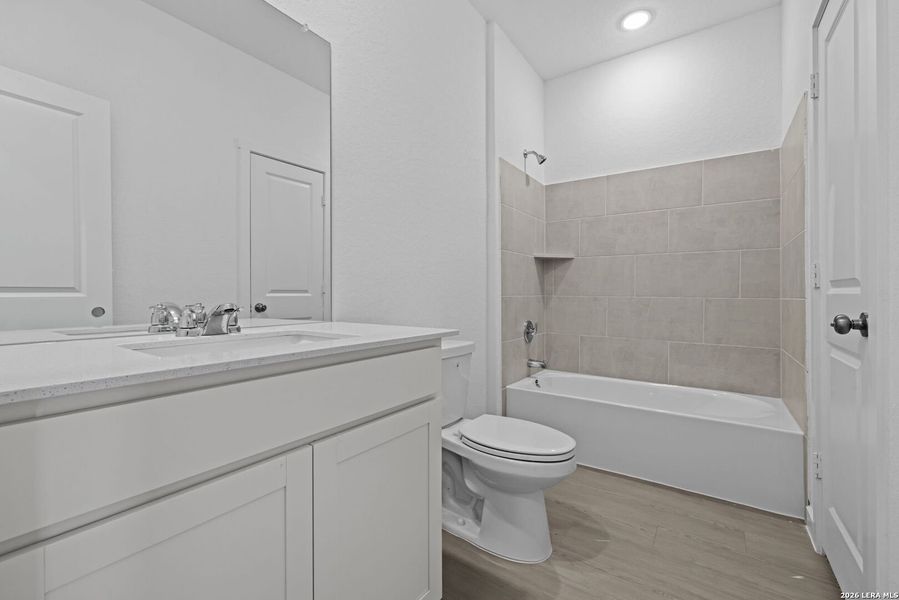 Furnished interior view inside a new home in , New Braunfels (Image 4).