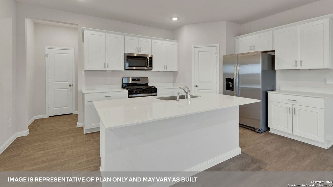 Furnished interior view inside a new home in Whisper South, San Marcos (Image 6).