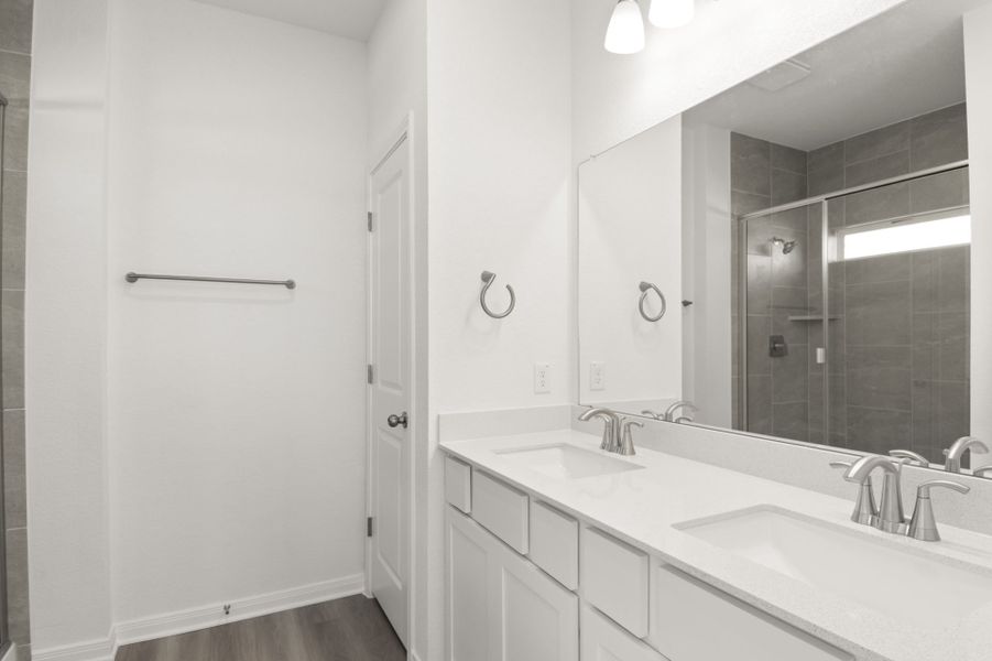 Furnished interior view inside a new home in Cool Water at Sonterra, Jarrell (Image 9).