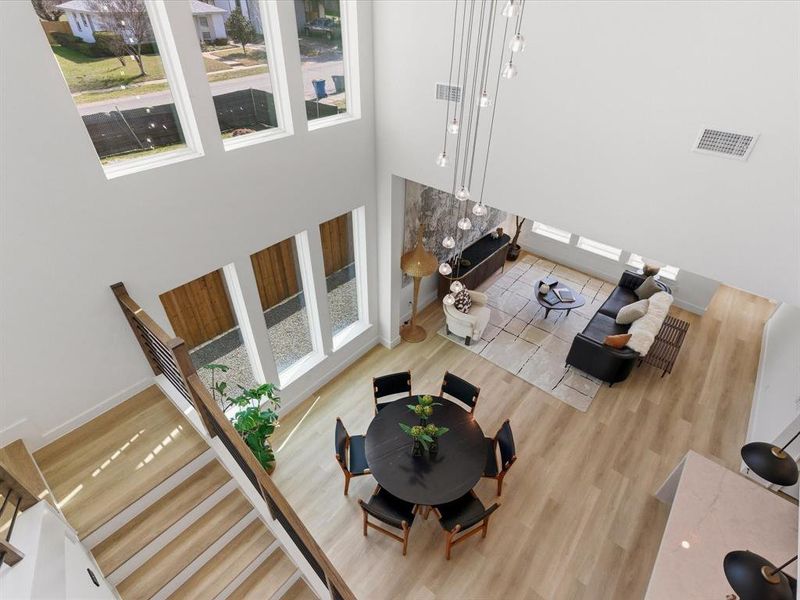 Furnished interior view inside a new home in , Dallas (Image 11).