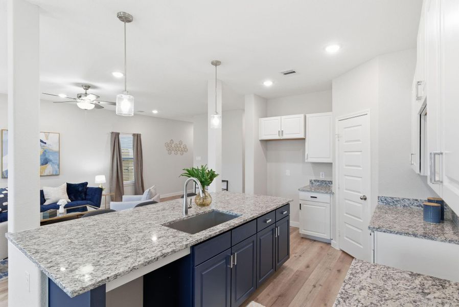 Furnished interior view inside a new home in , Houston (Image 15). Furnished interior view inside a new home in , Houston (Image 15).