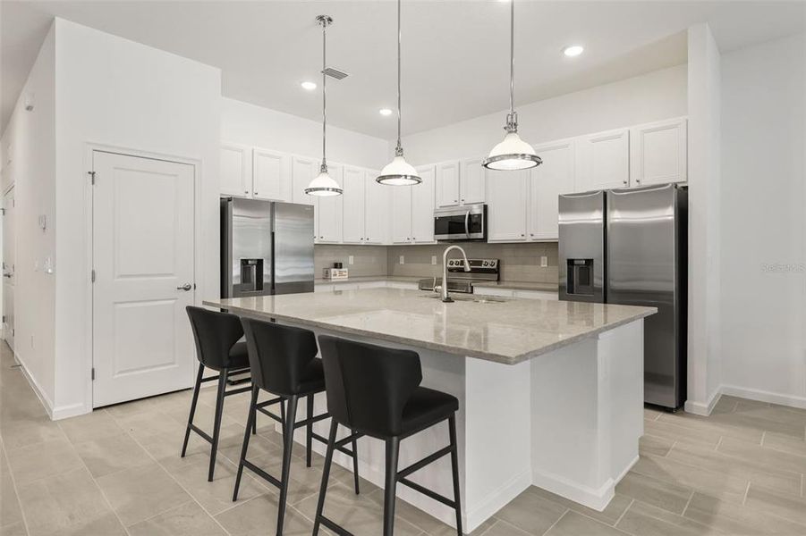 Furnished interior view inside a new home in , Orlando (Image 13).