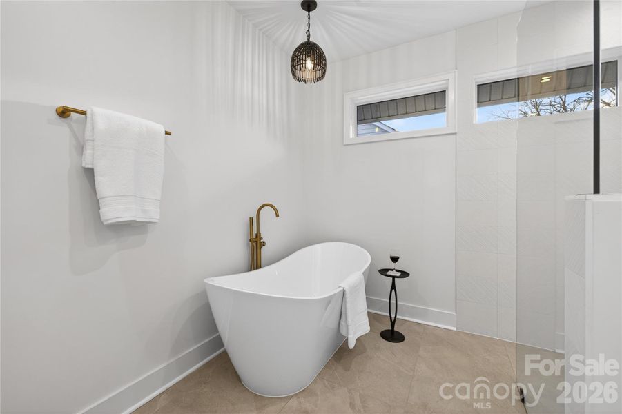 Furnished interior view inside a new home in , Charlotte (Image 42).