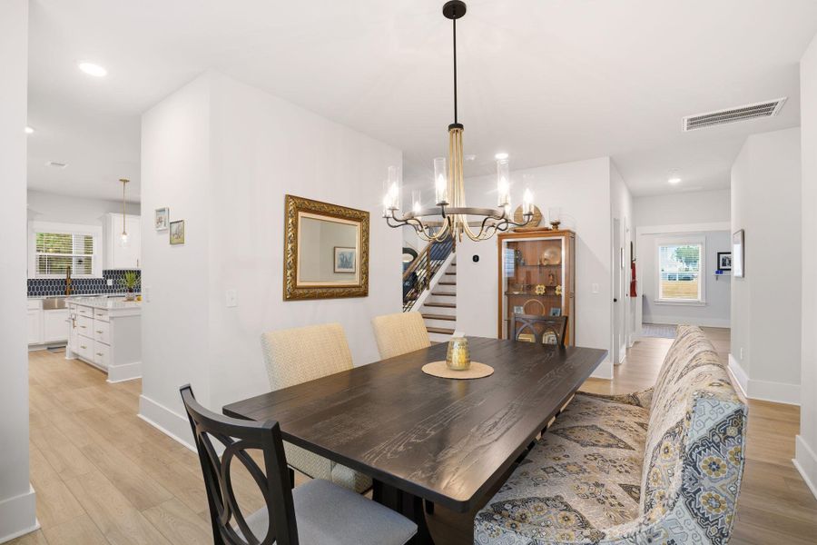 Furnished interior view inside a new home in , Summerville (Image 5). Furnished interior view inside a new home in , Summerville (Image 5).