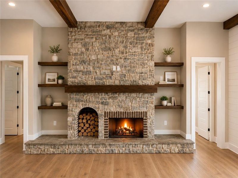 Furnished interior view inside a new home in , Ball Ground (Image 5).