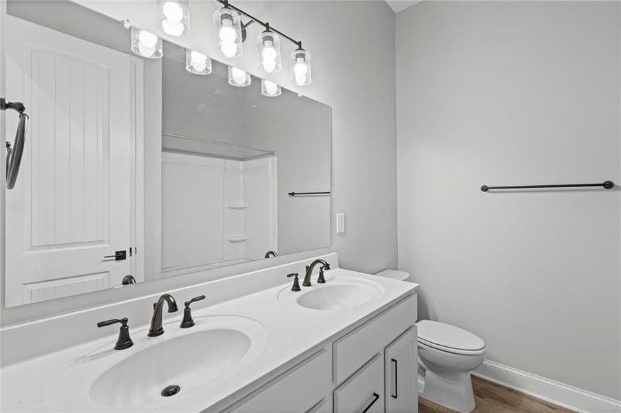 Furnished interior view inside a new home in Twin Lakes, Hoschton (Image 15).