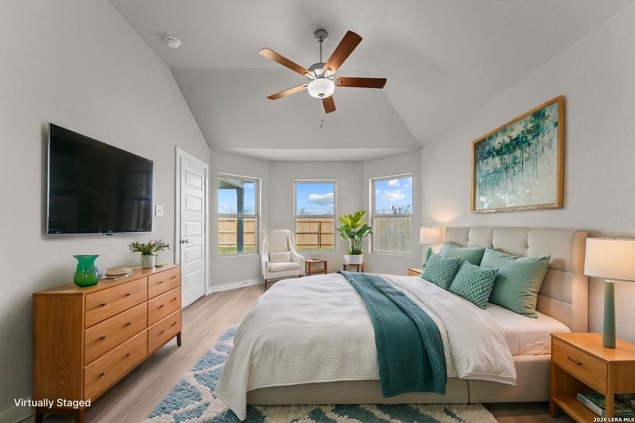 Furnished interior view inside a new home in Paloma Park, Converse (Image 11).
