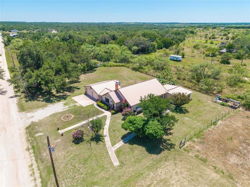 home on 3 acres