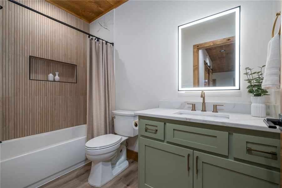 Furnished interior view inside a new home in , Morganton (Image 11).