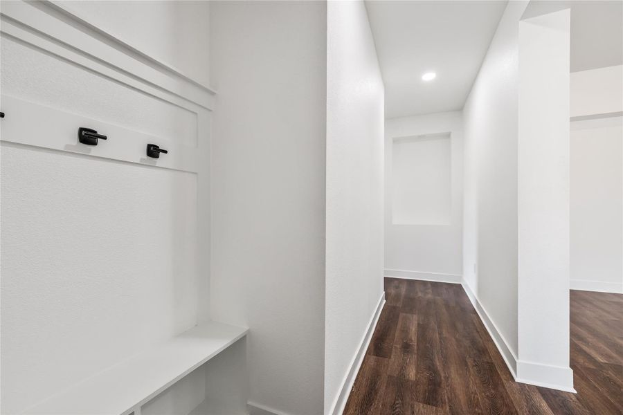 Hallway and mudroom