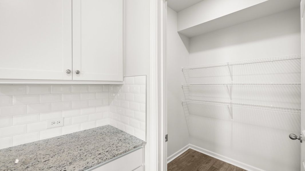Representative unfurnished interior of a home built from the Robie by D.R. Horton in Parkside at Carter Grove, Cartersville (Image 15). Representative unfurnished interior of a home built from the Robie by D.R. Horton in Parkside at Carter Grove, Cartersville (Image 15).