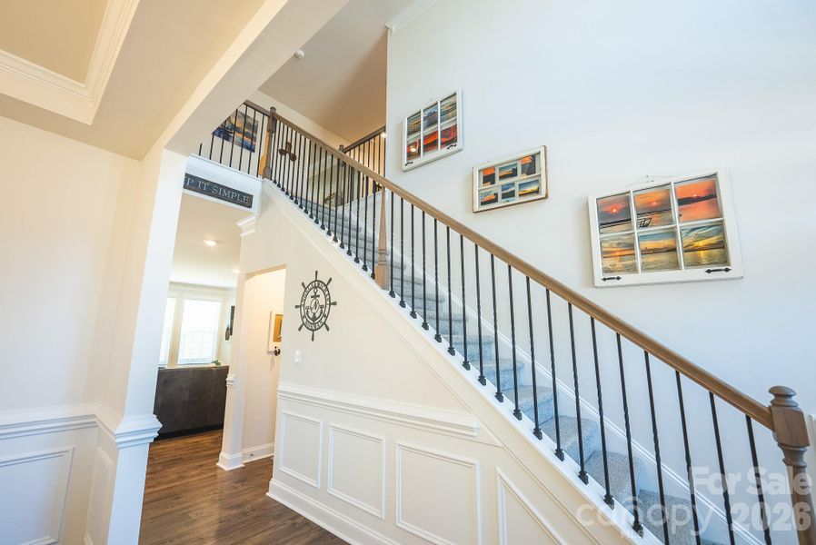 Furnished interior view inside a new home in Falls Cove, Troutman (Image 8).