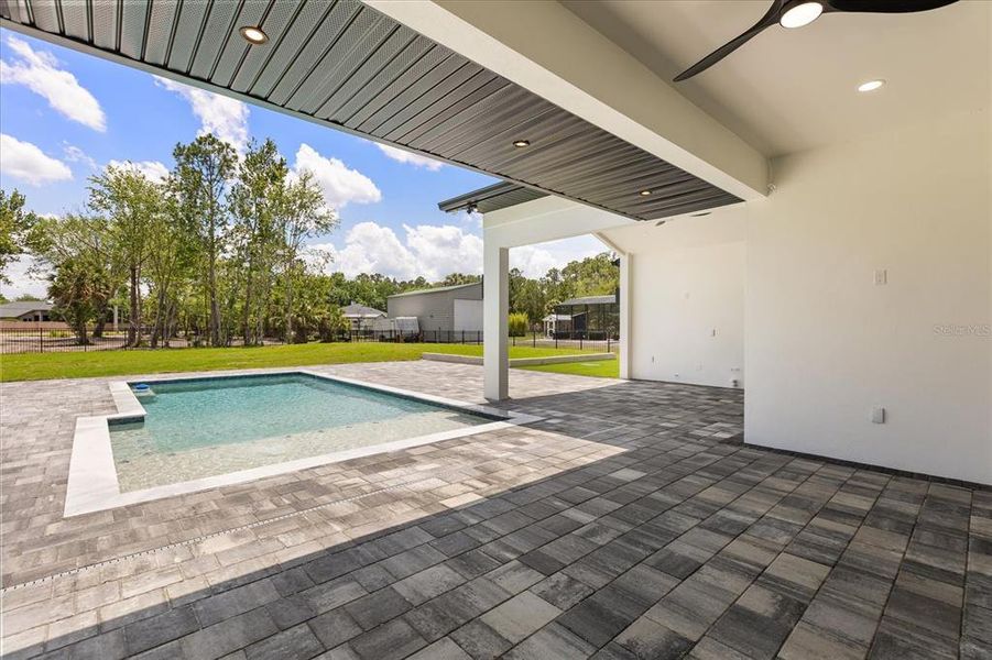 Exterior details and patio area of a home in , Sanford (Image 33).