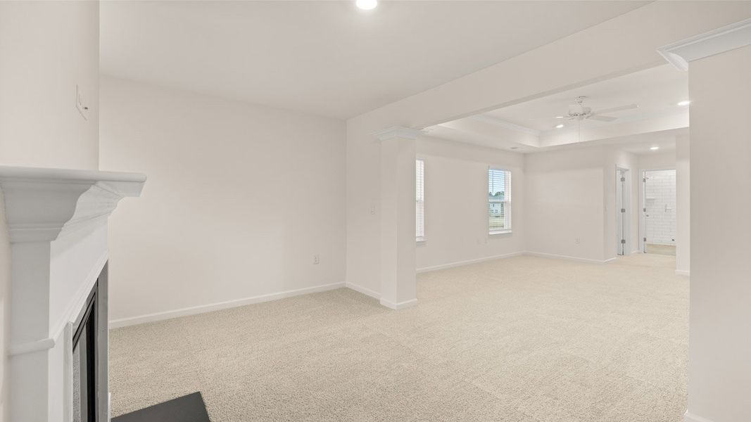 Spacious, unfurnished interior of a new home in The Gates at Pates Creek, Hampton (Image 48).