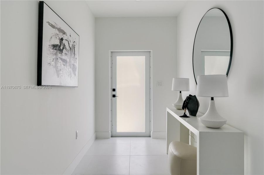 Furnished interior view inside a new home in , Miami (Image 9).