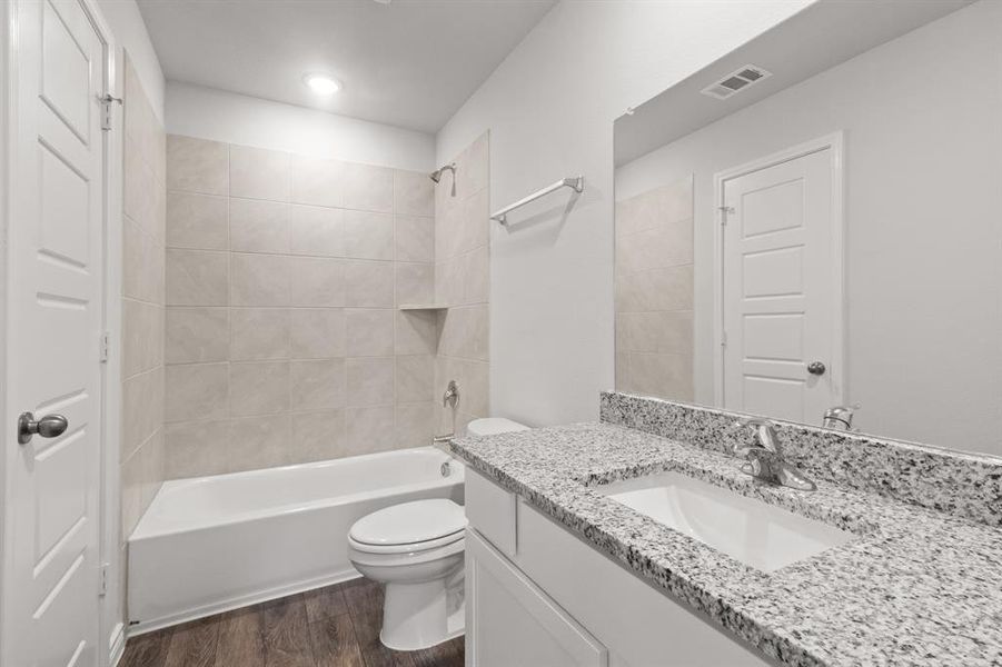 Furnished interior view inside a new home in Retreat at Fossil Creek, Fort Worth (Image 6).