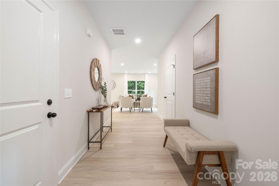 Furnished interior view inside a new home in , Charlotte (Image 12).