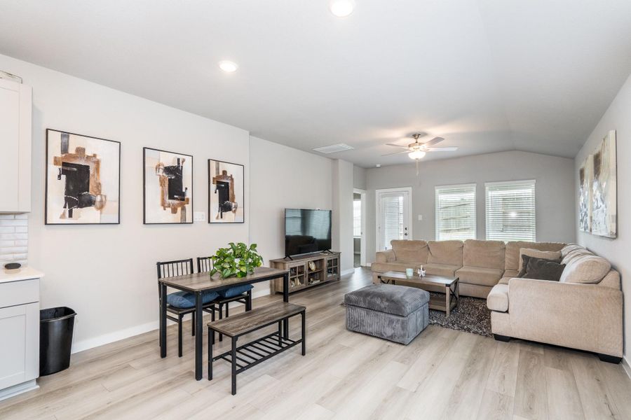 Furnished interior view inside a new home in Pine Lake Cove - Traditional Series, Montgomery (Image 11).