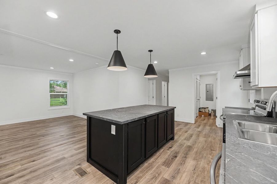 Furnished interior view inside a new home in , St. Stephen (Image 4).