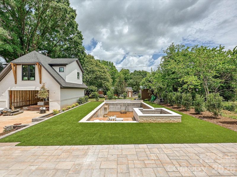 Exterior details and patio area of a home in , Charlotte (Image 3). Exterior details and patio area of a home in , Charlotte (Image 3).
