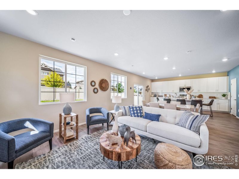 Furnished interior view inside a new home in , Johnstown (Image 8). Furnished interior view inside a new home in , Johnstown (Image 8).