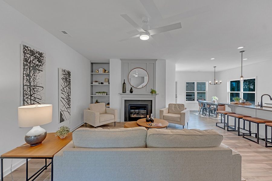Representative furnished interior of a home built from the Blossom by Great Southern Homes in Oak Hollow, Longs (Image 8).