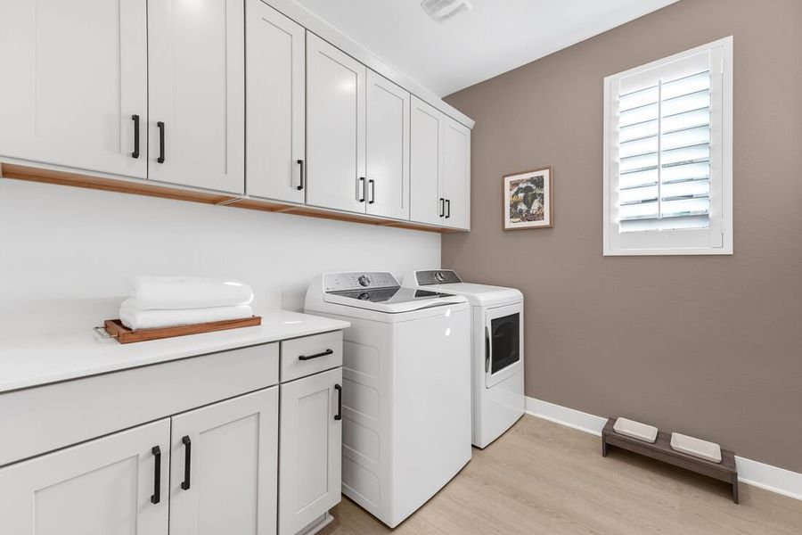 Representative furnished interior of a home built from the Compass by Taylor Morrison in Combs Ranch Journey Collection, San Tan Valley (Image 15).