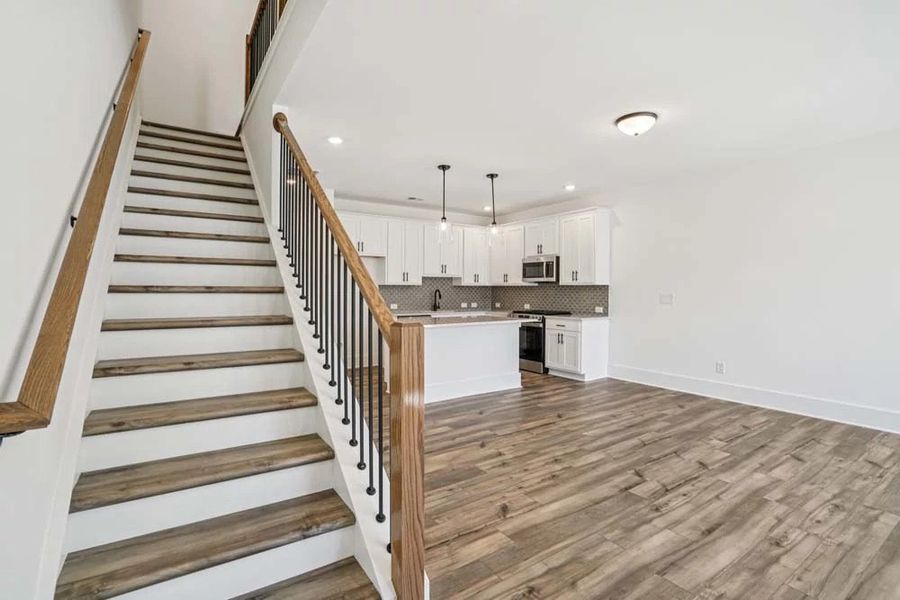 Stairs to Second Floor