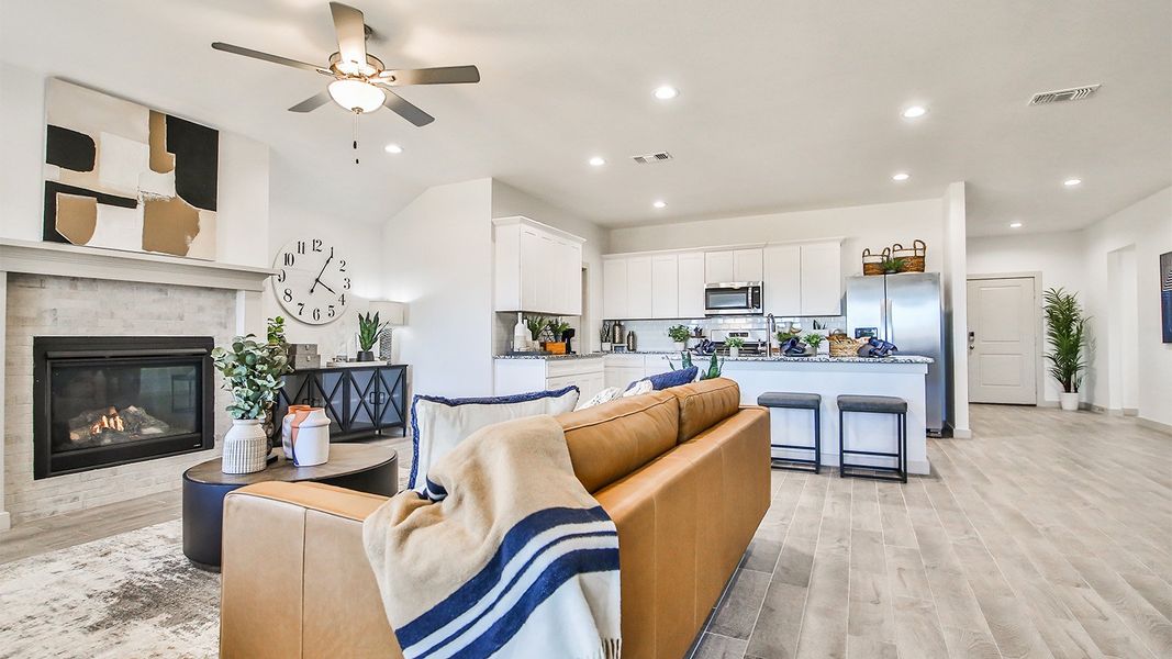 Representative furnished interior of a home built from the The Holden by D.R. Horton in Abbey Glen, Lubbock (Image 25). Representative furnished interior of a home built from the The Holden by D.R. Horton in Abbey Glen, Lubbock (Image 25).