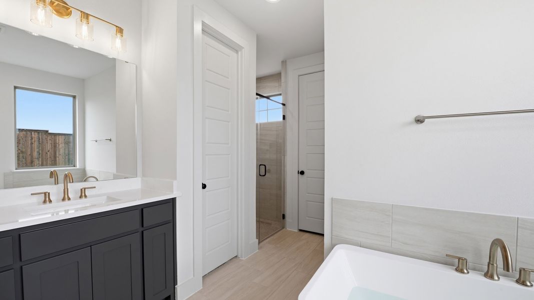 Furnished interior view inside a new home in The Parks at Wilson Creek, Celina (Image 13).