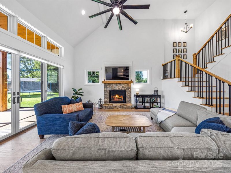 Furnished interior view inside a new home in , Mills River (Image 10).